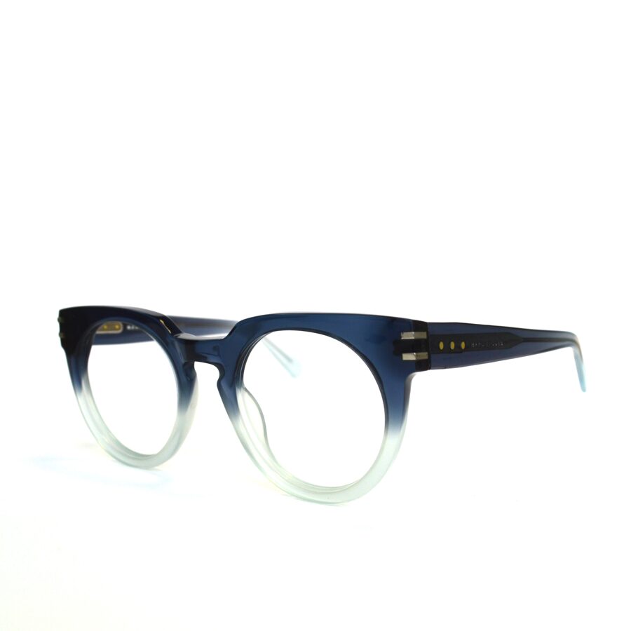 Masyvūs mėlynų atspalvių akiniai